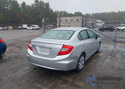 2012 Honda Civic Lx z USA, uszkodzony, nr VIN 2HGFB2F5XCH563268